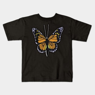 Butterfly 02k, transparent background Kids T-Shirt